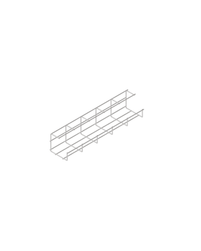 G-образный проволочный лоток 110х115 L3000 мм КМ-Профиль (PLG110-115-3000) в Калининграде Кабельные лотки Pintop.ru