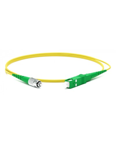 Патч-корд волоконно-оптический Hyperline FC-S2-9-FC/AR-SC/AR-H-1M-LSZH-YL в Калининграде Патч-корды оптические Pintop.ru