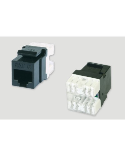 Модуль Keystone Jack RJ45, категория6, неэкранированный Eurolan 16B-U6-03BL в Калининграде Коннекторы Pintop.ru