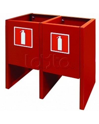 Подставка ПОЖТЕХНИКА Подставка под 2 огнетушителя ПРЕСТИЖ-К в Калининграде Аксессуары для огнетушителей Pintop.ru