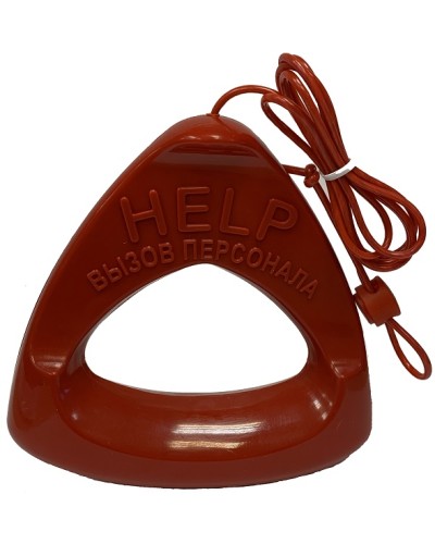 Дополнительная ручка красного цвета со шнуром красного цвета Hostcall MP-060W1 в Калининграде Система оповещения и трансляции Hostcall Pintop.ru