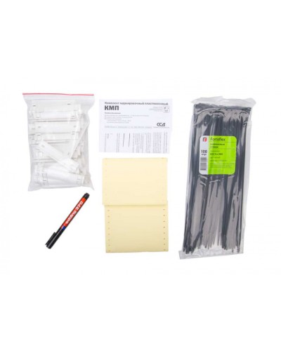 Комплект маркировочный пластмассовый КМП ССД (120808-00041) в Калининграде Аксессуары для кабель-канала Pintop.ru