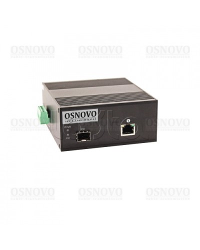 Медиаконвертер Gigabit Ethernet с поддержкой PoE OSNOVO OMC-1000-11X/I в Калининграде Медиаконвертеры Pintop.ru