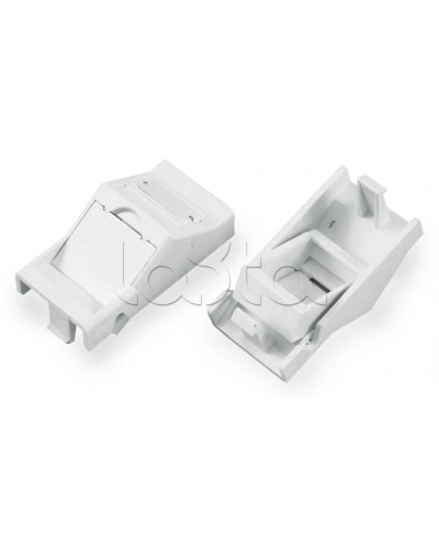 Вставка угловая 45x22.5 для 1 модуля формата Keystone Jack Hyperline SIP2A-1K-M45-22.5 в Калининграде Модули Keystone Pintop.ru