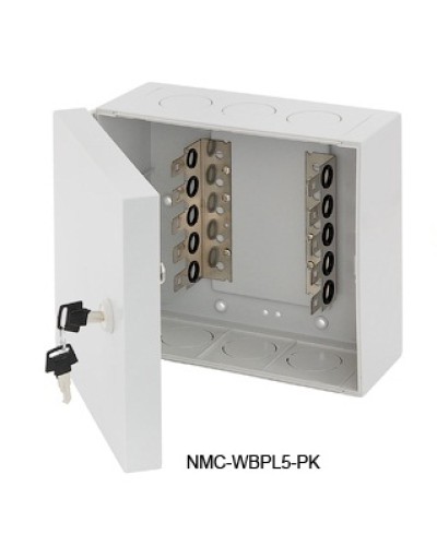 Щит распределительный настенный 5 плинтов NIKOMAX (NMC-WBPL5-PK) в Калининграде Щиты электрические Pintop.ru