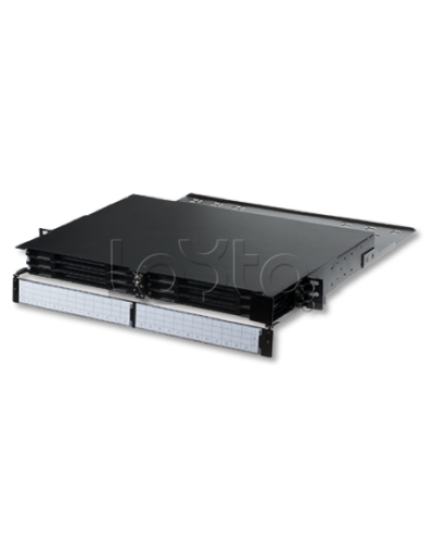 Оптическая панель серии HD 47M-30, 19 1U кассетная, 6 кассет, черный Eurolan (47M-30-00-01BL) в Калининграде Кросс оптический Pintop.ru