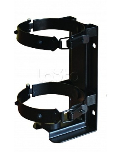 Кронштейн ПОЖТЕХНИКА КТХ-1+ на 2-х металлических хомутах(d110) для ОУ-1 ИНЕЙ в Калининграде Аксессуары для огнетушителей Pintop.ru