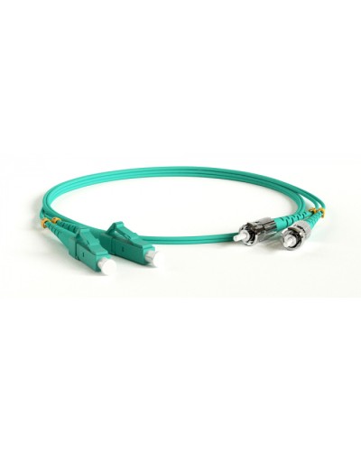 Патч-корд волоконно-оптический Hyperline FC-D2-503-LC/PR-ST/PR-H-1.5M-LSZH-AQ в Калининграде Патч-корды оптические Pintop.ru