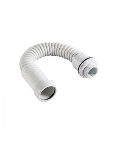 CXS32 Гибкий поворот «труба-коробка» D32мм (1уп = 20шт) Экопласт (43332-20) в Калининграде Повороты, муфты, тройники Pintop.ru