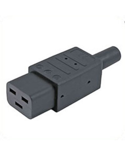 Разъем IEC 60320 C19 220В 16A на кабель Hyperline CON-IEC320C19 в Калининграде Коммутационные изделия Pintop.ru