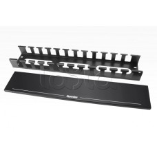 Кабельный организатор металлический Hyperline CM-2U-MLF-COV