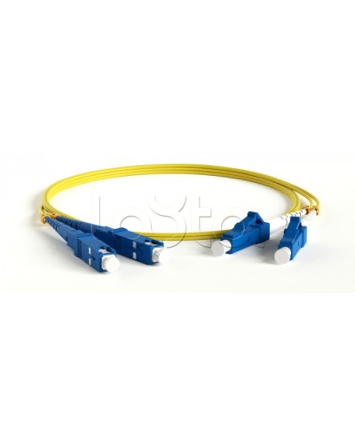 Патч-корд Hyperline (FC-D2-9A1-LC/UR-SC/UR-H-1M-LSZH-YL) в Калининграде Патч-корды оптические Pintop.ru