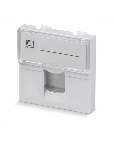 Вставка 45x45 (Mosaic) для 1 модуля формата Keystone Jack (арт.078604) Cabeus (FP-L-45-1M) в Калининграде Модули Keystone Pintop.ru