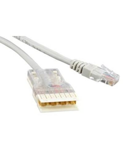 Патч-корд 110 тип-RJ45, 1 пара (1 м) Hyperline PC-110-RJ45-1P-CX-1M-LSZH-GY в Калининграде Патчкорды (медные) Pintop.ru