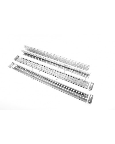 Шина монтажная 23х73 с держателем для шкафов EMS высота/ширина/глубина 400 мм Elbox EMS-RM-73.23.400 в Калининграде Аксессуары для стоек и шкафов Pintop.ru