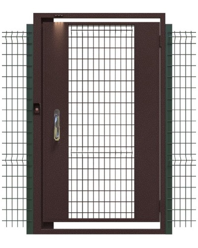 Калитка Стальная Наружная VIZIT-KСН-12-Пр в Калининграде Калитки Pintop.ru