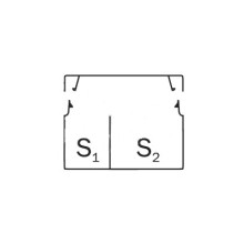 Кабель-канал 40/2x16 "ЭЛЕКОР" (30 м/уп) IEK CKK10-040-016-2-K01