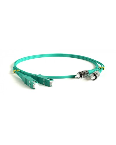 Патч-корд волоконно-оптический Hyperline FC-D2-503-FC/PR-ST/PR-H-3M-LSZH-AQ в Калининграде Патч-корды оптические Pintop.ru