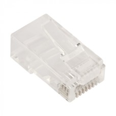 Коннектор RJ45 тип EZ, 8P8C, UTP, Cat.5e, универс, покрытие 50 микрон,100 шт LANMASTER (LAN-EZ45-8P8C/U5E-100)