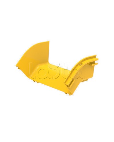 Угол 45° внешний (вниз) для оптического лотка Hyperline FBTR-240-ERS45 в Калининграде Аксессуары для лотков Pintop.ru