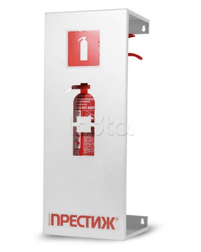 Подставка ПОЖТЕХНИКА Подставка настенная под огнетушитель ПРЕСТИЖ белый в Калининграде Аксессуары для огнетушителей Pintop.ru