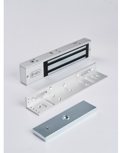 R-Lock RL-EML280-L0S - Электромагнитный замкок, 280кг, DC12/24B, цвет серебристый сатинированный алюминий RAL 7047 в Калининграде Электромагнитные замки Pintop.ru