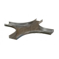 Ответвитель X-образный горизонтальный плавный Hyperline RST-CXS-100-100-0,8-R100-SZ