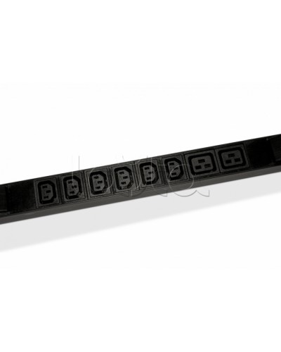 Блок розеток горизонтальный черн Hyperline (SHE19-6IEC-2BIEC-CB) в Калининграде Блоки розеток Pintop.ru