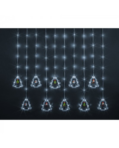 Гирлянда Navigator 95 008 NGF-D034-02 (бахрома елки и фигурки CW 3*0.6м IP20) в Калининграде Источники света(Лампы) Pintop.ru