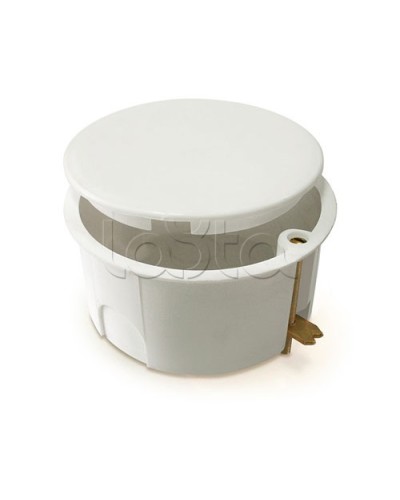 Коробка установочная для полых стен, с крышкой, с саморезами, металлические лапки d80x40 IEK КМ41024 (UKG01-080-040-000-M) в Калининграде Распределительные коробки Pintop.ru