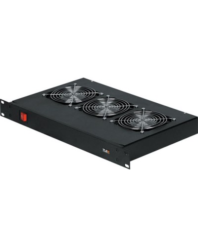 Панель вентиляционная с 3 вентиляторами TLK TLK-VP3/BK в Калининграде Вентиляторные модули Pintop.ru