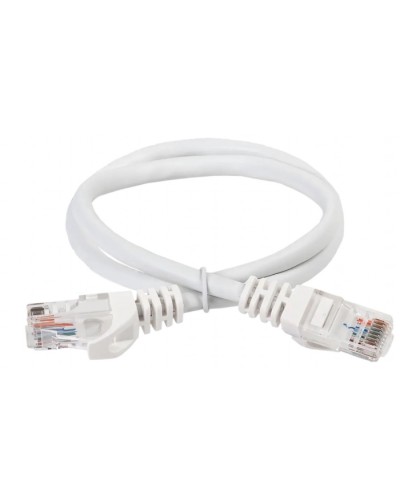 ITK Коммутационный шнур (патч-корд) кат.5Е UTP 5м белый (PC08-C5EU-5M) в Калининграде Патч-корды и пигтейлы Pintop.ru