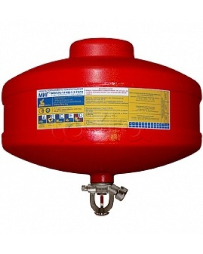 Модуль порошкового пажаротушения ПОЖТЕХНИКА МПП-12/93 МИГ (температура срабатывания +93°С) (красный) в Калининграде Модули порошковые Pintop.ru