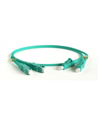 Патч-корд волоконно-оптический Hyperline FC-D2-503-LC/PR-ST/PR-H-1M-LSZH-AQ в Калининграде Патч-корды оптические Pintop.ru