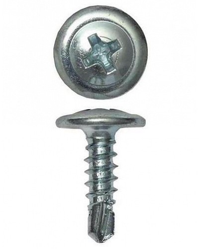 Саморез с пресс-шайбой 4.2x16 со сверлом DKC CM274016 в Калининграде Аксессуары для лотков Pintop.ru