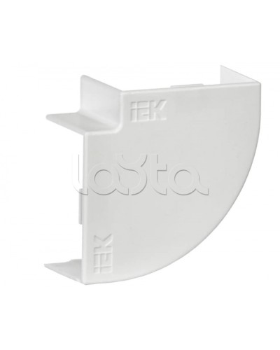 Поворот на 90 гр. КМП 80x40 (4 шт./комп.) IEK (CKMP10D-P-080-040-K01-R) в Калининграде Аксессуары для кабель-канала Pintop.ru