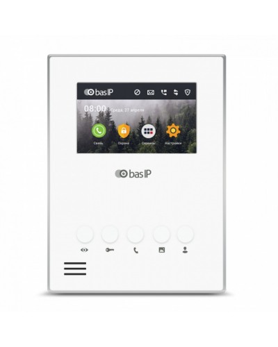 Видеодомофон BAS-IP AU-04LA WHITE в Калининграде Вызывные IP панели Pintop.ru