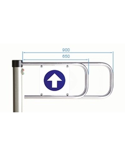 Створки для калитки PERCo-ASG-650 в Калининграде Калитки Pintop.ru