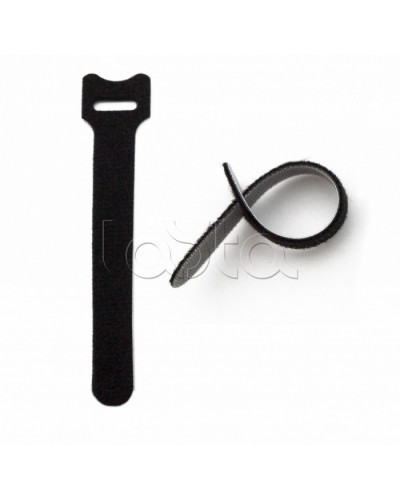 Хомут для кабеля, липучка с мягкой застежкой Hyperline WASN-125-BK-10 в Калининграде Стяжки-хомуты Pintop.ru