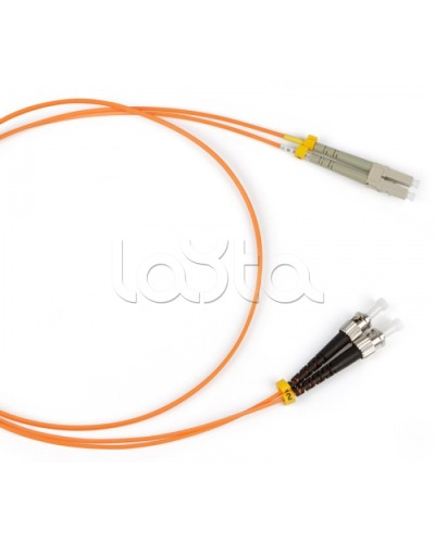 Патч-корд оптический LANMASTER LAN-ST-LC/OM2-10 в Калининграде Патч-корды и пигтейлы Pintop.ru