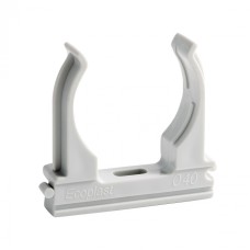 CF40G Держатель (клипса), без галогена, для труб D40мм (10шт) Экопласт (41740-10HF)