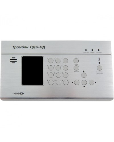 Пульт диспетчера для двухсторонней речевой связи между диспетчером и зоной оповещения Тромбон СДС-ПД в Калининграде Система оповещения и трансляции Pintop.ru