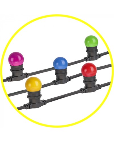 Гирлянда Navigator 93 661 NGF-001-01 (белтлайт 10 5м Е27 черный) в Калининграде Источники света(Лампы) Pintop.ru