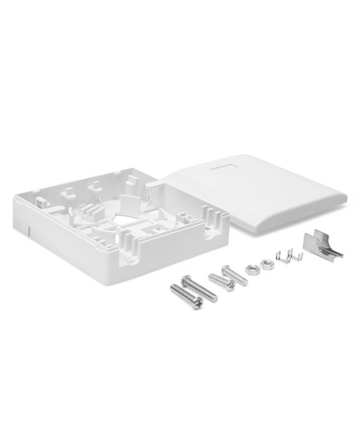 Коробка настенная на 1 адаптер SC LANMASTER LAN-SBF1-WH в Калининграде Патч-панели Pintop.ru