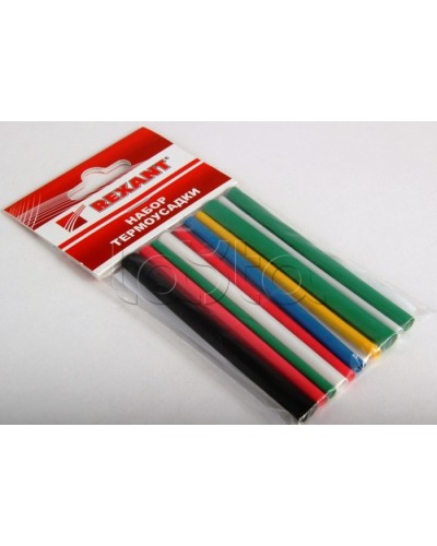 Набор термоусадочных трубок №1 (АВТО) (10шт/уп) REXANT 29-0101 в Калининграде Аксессуары для кабель-канала Pintop.ru