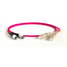 Патч-корд волоконно-оптический Hyperline FC-D2-504-LC/PR-SC/PR-H-50M-LSZH-MG