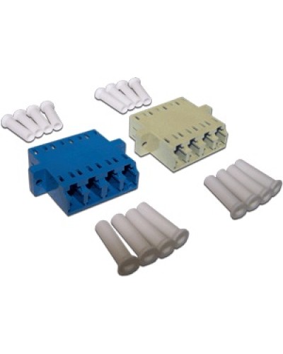 Адаптер оптический LC, SM/APC, корпус SC дуплекс, квадро LANMASTER LAN-4LCS-AM-APC в Калининграде Коннекторы Pintop.ru