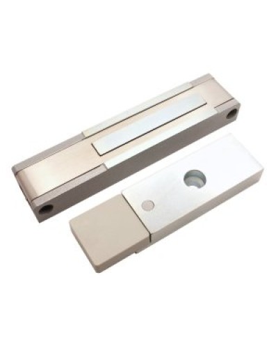 Электромагнитный замок с датчиком состояния двери ALeko ALM-150P (24В серый) в Калининграде Электромагнитные замки Pintop.ru