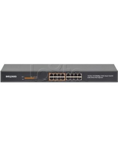 Коммутатор PoE 16-портовый Beward STW-16P8 в Калининграде Коммутаторы Pintop.ru