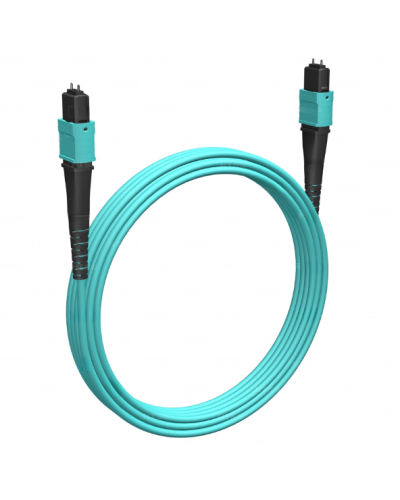 Кабельная сборка MPO(M) -MPO(M)-12 волокон 50/125 OM3, 5 m Cabeus (FOP-50-OM3-12-MPO(M)-12-MPO(M)-B-5m) в Калининграде Кабельные сборки (оптические) Pintop.ru